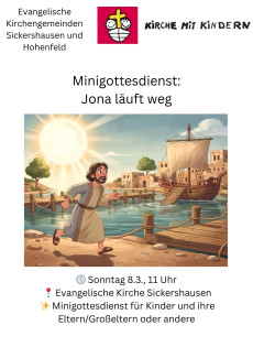 Minigottesdienst: Jona läuft weg!