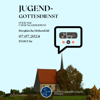 Einladung zum Jugendgottesdienst 